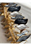 Colorful Leaf Detailed Elastic Bracelet - 4