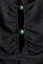 Bead-detail ruched top - 2