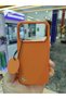 iPhone 17 Pro Carbon Soft Material Inner Carbon Silicone Orange Cover