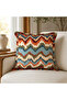 Zigzag Patterned Inner-Filled Throw Pillow