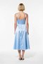 Women's Square Neck Thick Strap A-Line Midi Satin Woven Cocktail Evening Dress Casual Comfortable Modern - 5