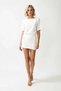 Women's Mini Bodycon Short Sleeve Crew Neck Stretchy Knitted Dress Elastic Waist Detail Casual Comfortable - 4