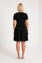 Women's Plus Size Floral Print V-Neck Short Sleeve Skater Cut Knitted Dress Casual Comfortable Modern Stylish - 5