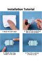 Mop Holder Broom Gripper Holds Self Adhesive Wall Mounted Storage Rack (4 Pcs) - multi color