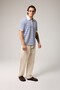 Polo Collar Striped Thin Knitwear T-Shirt - 5