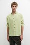 %100 keten regular fit gömlek - 2