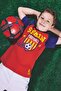100% Cotton New Regular Fit Crew Neck Short Sleeve Spain Printed Red T-Shirt for Boys H9747