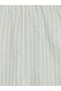 Lcw Baby Blue Striped Baby Girl Shorts Set - 7
