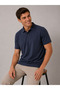 Lyocell Rayon Fabric Blended Polo Collar T-Shirt