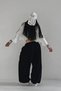 Summer Baggy Large Size Extra Wide-Leg Size Elastic Non-See-Through Fabric P Cotton U O Oversized Tracksuit - 4