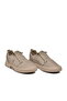 Khaki Textile Lace-Up Men's Casual Shoes - 3