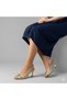 (Park Moda) Stone Detailed Heeled Open-Toe Women's Evening Dress Shoes Gold - 2