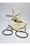Rutile Quartz Alaca Stone Natural Stone Gold Dorical Bracelet 1 Piece