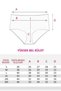 4-Piece Ribbed High Waist Panties Healthy 100% Cotton Fabric - 5