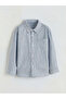 Esvab • Modern & Distinctive Striped Linen Blend Boys' Shirt - 2