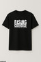 Unisex Oversize Text Printed3 Tshirt