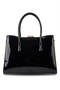 Elit Vsn3132R Women's Patent Leather Hand and Shoulder Bag Black - 5