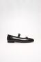 Women's Black Metal Casual Ballerina Shoes Tr23Ms04A - 6