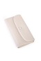 Women's Soft Textured Multi-Card Holder Large Wallet with Magnetic Closure Sand - 4
