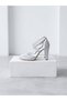 26Y17577 Front Cross-Band 9cm Heel Half Open Stiletto Shoes for Women - 2