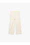 Wide Leg Basic Trousers - 2