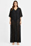 Remsa Tesettür Swimsuit over Design Single Kaftan Pareo Rdp26 Black - 2
