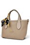 Mink, Soft Textured, Scarf, Cross Strap, Minimalist, Hand & Shoulder Women's Bag - 3