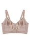 Women's Cotton Ribbed Tulle Detailed Nursing Bra - 5