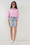 Women's Mini Denim Skirt 1471 - Blue - 2