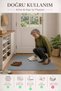 Gray Entrance Mat Indoor Entrance Carpet Front Door Porlo -7129 - 4