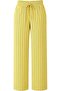 Women’s Striped Wide Leg Pants – Yellow - 3