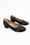 9012 Ventes Stone Accessory 3 cm Height Low Heel Women's Shoes - 5
