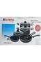 Tempered Glass Lid Cookware Set – 10-Piece Non-Stick Kitchen Solution - 4