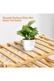Foldable 3-Tier Bamboo Shoe Rack Multipurpose, Foldable Shoe Rack Stackable Shoe Shelf Holder Free Standing Shoe Rack Sturdy & Beautiful - 8