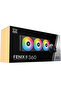 مبرد سائل للمعالج FENIX II 360 بطول 360 مم مع إضاءة ARGB - أسود - 6