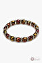 Colorful Crystal Stone Beaded Elastic Bracelet 10-Pack |   Shiny Cut Stylish Women's Bracelet Set - 2
