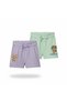 Liberty Kids 2-Pack Cotton Shorts - Purple/Green - 2