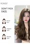 3Pcs Clip in Hair Extensions Invisible Adjustable Long Wavy Synthetic Heat Resistant Hairpieces for Women Girls (40cm,Light Brown) - 7