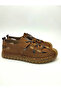 3856 %100 Genuine Nubuck Leather Men's Sandal Model Summer Shoes - 5