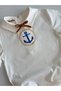 100% Cotton Poplin Fabric Anchor Embroidered Marine Concept Party Baby Shirt - 5