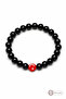Turkish Flag Children's Beaded Bracelet Black Moon Star Elastic Bracelet - 2