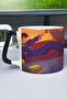 Cowboy Bebop Anime Printed Ceramic Luxury Mug (1 Piece) Custom Black Handle Wave Handle V5D