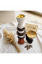 White & Brown Chalk Arabic Incense Burner 25 cm - 3