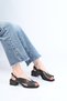 Laceless Belt Detailed Jurdan Sole Genuine Leather Sandals 342-172 Women's Sandals