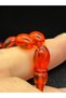 Skilled Craftsmanship in the Form of a Sculpture Object: Fire Amber Prayer Beads - 3