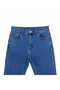 High-Waisted Blue Flared Denim Jeans - Unisex - 5