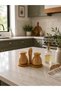Salt and Pepper Shaker Set with Handle and Stand - 4