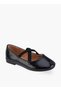 Girls Cross Strap Ballerina Shoes - 2
