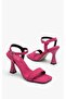 Goblet Heel Orthopedic Soft Sole Ankle Strap Heeled Women's Shoes - 5