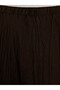Vizyon New Season Pleated Chiffon Skirt with Elastic Waist - 2